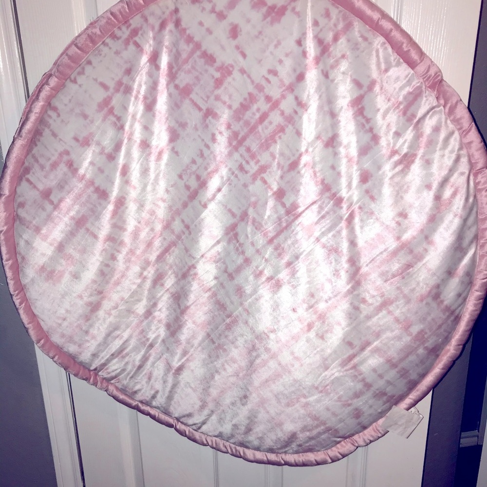 Baby girl plush playmat